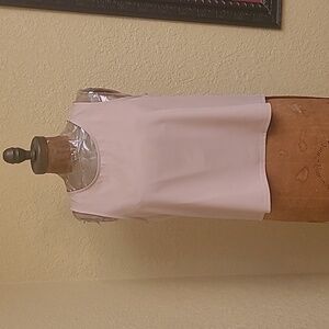 Mondetta Women's Sleeveless Pleated Back Tank Pink Size XS